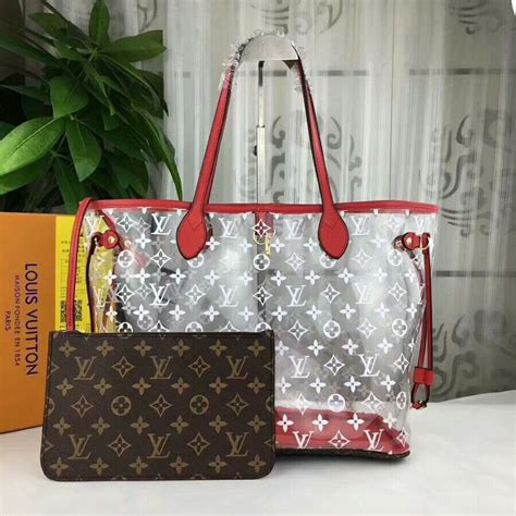 louis vuitton clear bags